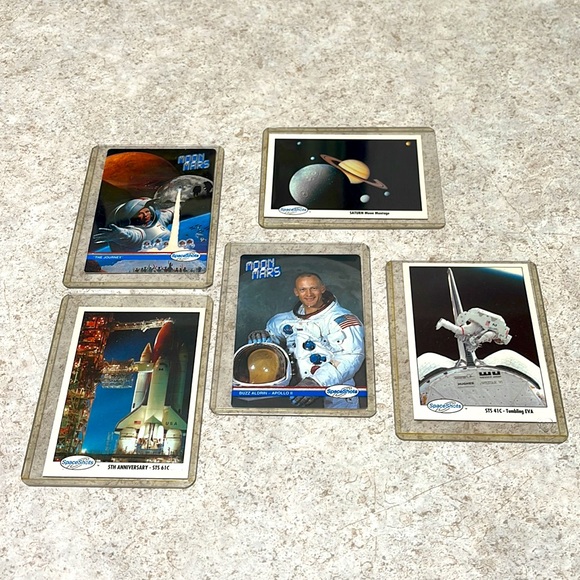 BNWOT SPACE SHOTS MOON MARS 36 CARD SPECIAL EDITION 2D EFFECTS & A BONUS… - Picture 7 of 7